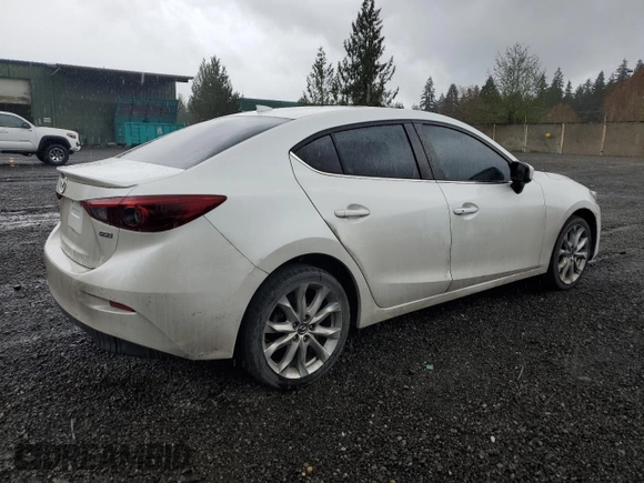 2014 Mazda 3 S Grand Touring with VIN JM1BM1W35E1203455, listed as a Copart auction lot 52094705 with 100,026 mi miles and Salvage Title. Bid and sale history available at DreamBid. Image 3.