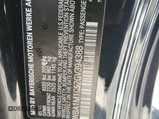 2016 BMW 2 Series M235i with VIN WBA1M1C52GV394388, listed as a Copart auction lot 73257804 with 87,391 mi miles and Salvage Title. Bid and sale history available at carsss.com. Image 14.
