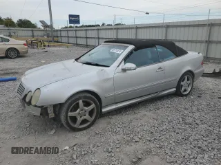 2002 Mercedes-Benz CLK 320/430 with VIN WDBLK70G32T105080, listed as a Copart auction lot 69714474 with 135,806 mi miles and Salvage Title. Bid and sale history available at carsss.com. Image 1.