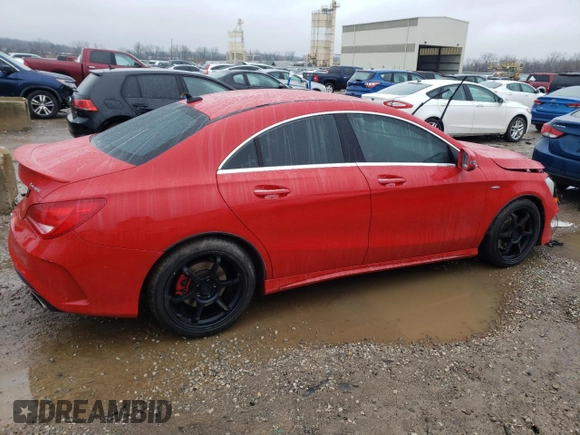 2016 Mercedes-Benz CLA 250 with VIN WDDSJ4GB4GN307100, listed as a Copart auction lot 38758044 with Not Provided miles and . Bid and sale history available at DreamBid. Image 3.