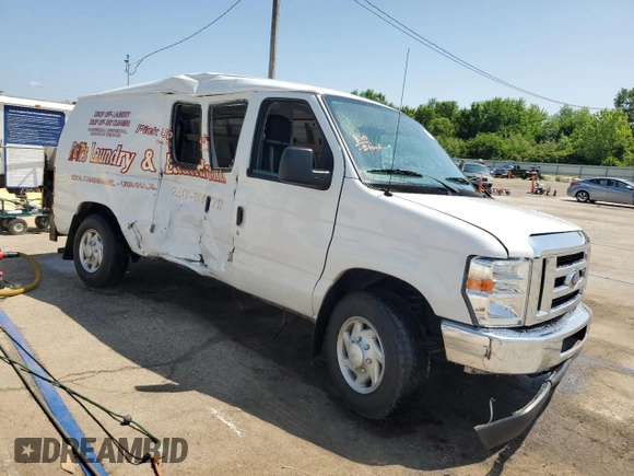 2013 Ford Econoline Cargo Commercial with VIN 1FTNE2EW3DDA97127, listed as a Copart auction lot 61634945 with Not provided miles and Salvage title. Bid and sale history available at DreamBid. Image 4.