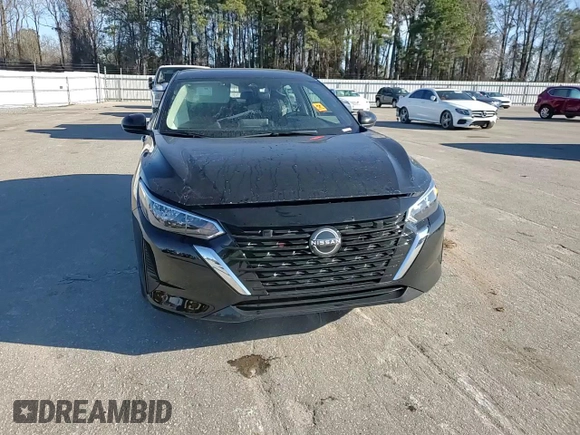 2024 Nissan Sentra SV with VIN 3N1AB8CVXRY230414, listed as a Copart auction lot 45745115 with 8,766 mi miles and Salvage Title. Bid and sale history available at carsss.com. Image 10.