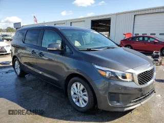 2016 Kia Sedona LX with VIN KNDMB5C16G6194683, listed as a Copart auction lot 47828165 with 155,320 mi miles and Salvage Title. Bid and sale history available at carsss.com. Image 4.