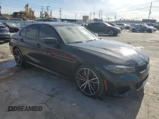 2022 BMW 3 Series M340i with VIN 3MW5U7J00N8C29838, listed as a Copart auction lot 44741545 with 37,733 mi miles and Salvage Title. Bid and sale history available at carsss.com. Image 4.