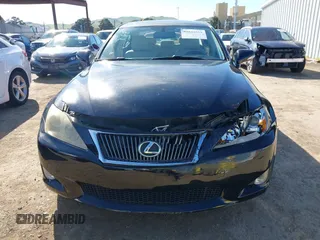 2009 Lexus IS 250 with VIN JTHBK262X92085324, listed as a IAAI auction lot 41625515 with 77,665 mi miles. Bid and sale history available at carsss.com. Image 12.