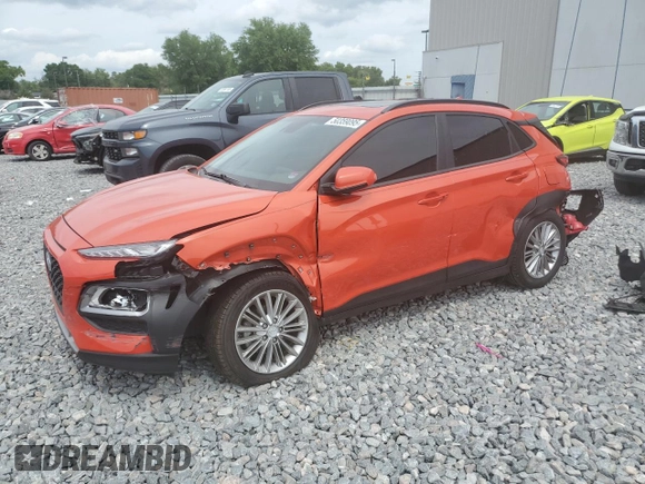 2020 Hyundai Kona SEL Plus with VIN KM8K62AA7LU558429, listed as a Copart auction lot 50359095 with 44,432 mi miles and Salvage Title. Bid and sale history available at carsss.com. Image 1.