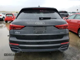 2021 Audi Q3 S line Premium with VIN WA1DECF39M1035751, listed as a Copart auction lot 46056693 with 5,161 mi miles. Bid and sale history available at carsss.com. Image 6.