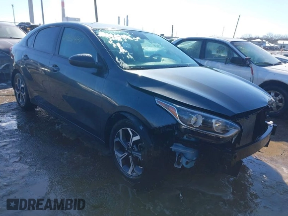 2019 Kia Forte LXS with VIN 3KPF24AD3KE093233, listed as a IAAI auction lot 41610480 with 55,175 mi miles. Bid and sale history available at carsss.com. Image 1.