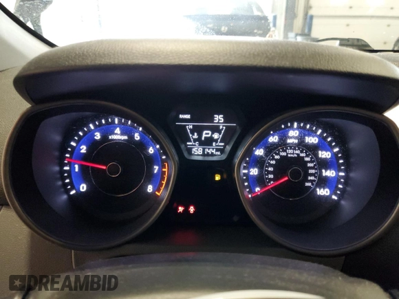 2015 Hyundai Elantra SE with VIN 5NPDH4AE7FH640276, listed as a Copart auction lot 47742295 with 158,144 mi miles and Salvage Title. Bid and sale history available at DreamBid. Image 9.