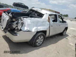 2007 Honda Ridgeline RTL with VIN 2HJYK16547H533699, listed as a Copart auction lot 61100115 with 241,366 mi miles and Salvage title. Bid and sale history available at DreamBid. Image 3.