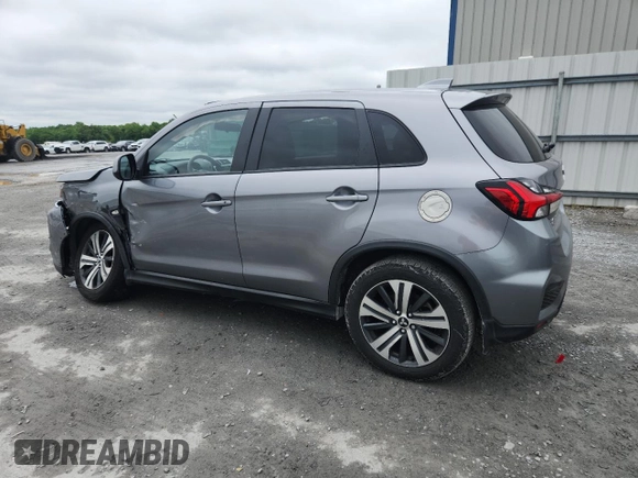 2020 Mitsubishi Outlander ES with VIN JA4AP3AU9LU021858, listed as a Copart auction lot 58793345 with 102,995 mi miles and Salvage title. Bid and sale history available at DreamBid. Image 2.