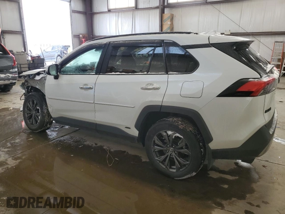 2023 Toyota RAV4 Hybrid Limited with VIN 2T3DWRFV5PW184266, listed as a Copart auction lot 82210204 with 40,740 mi miles and Salvage Title. Bid and sale history available at carsss.com. Image 2.
