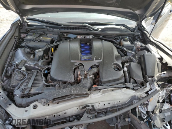2015 Lexus RC F with VIN JTHHP5BCXF5001296, listed as a Copart auction lot 56637605 with Not provided miles and Salvage title. Bid and sale history available at DreamBid. Image 11.