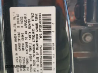 2013 Acura TSX Special Edition с VIN JH4CU2F84DC010253, выставлен на аукционе Copart как лот 58779715 с пробегом 176 206 миль миль и Списание • Salvage title. История ставок и продаж доступна на DreamBid. Изображение 12.