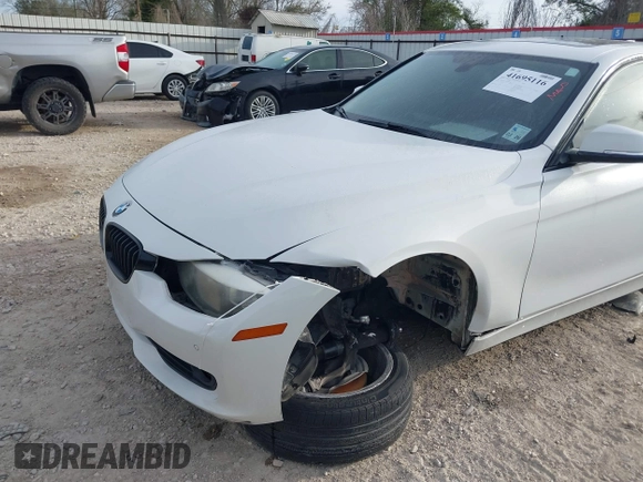 2015 BMW 3 Series 320i with VIN WBA3B1G56FNT64298, listed as a IAAI auction lot 41695116 with 125,926 mi miles. Bid and sale history available at carsss.com. Image 6.