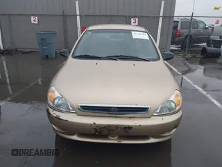 2002 Kia Rio with VIN KNADC123626192611, listed as a IAAI auction lot 41765104 with 62,387 mi miles. Bid and sale history available at carsss.com. Image 12.