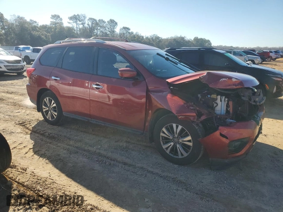 2017 Nissan Pathfinder S with VIN 5N1DR2MN4HC637682, listed as a Copart auction lot 46925335 with 116,934 mi miles and Non Repairable. Bid and sale history available at DreamBid. Image 4.