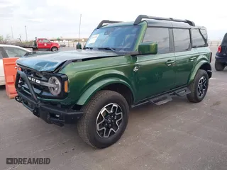 2024 Ford Bronco Outer Banks with VIN 1FMDE8BHXRLB04524, listed as a IAAI auction lot 41889308 with 837 mi miles. Bid and sale history available at carsss.com. Image 18.