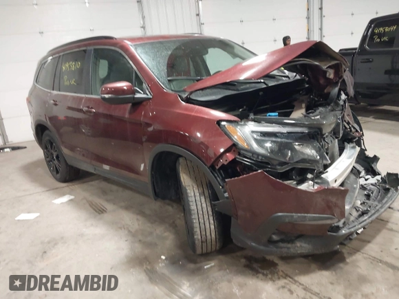 2022 Honda Pilot Special Edition with VIN 5FNYF6H23NB027017, listed as a IAAI auction lot 41953810 with 23,422 mi miles and . Bid and sale history available at DreamBid. Image 1.