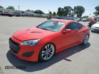 2013 Hyundai Genesis Coupe Premium z VIN KMHHT6KD7DU112883, wystawiony jako Copart lot #57590735 z przebiegiem 104 226 mil mil oraz Szkody całkowita. Historia ofert i sprzedaży dostępna na DreamBid. Obrazek 1.
