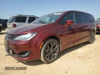 2018 Chrysler Pacifica Touring Plus with VIN 2C4RC1FG4JR228678, listed as a Copart auction lot 52318475 with 97,775 mi miles and Salvage title. Bid and sale history available at DreamBid. Image 1.
