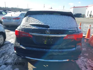 2017 Acura MDX w/Technology Pkg with VIN 5FRYD4H57HB006808, listed as a IAAI auction lot 41350211 with 164,719 mi miles. Bid and sale history available at carsss.com. Image 16.