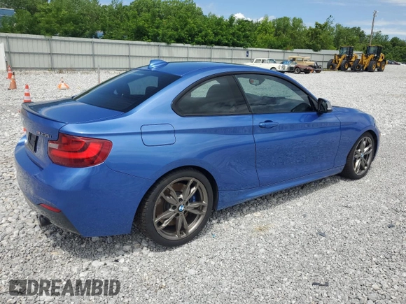 2015 BMW 2 Series M235i xDrive with VIN WBA1J9C57FVX99068, listed as a Copart auction lot 58204484 with 127,706 mi miles. Bid and sale history available at carsss.com. Image 3.