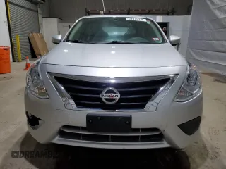 2019 Nissan Versa SV with VIN 3N1CN7AP7KL875992, listed as a Copart auction lot 51019335 with 128,429 mi miles and Salvage title. Bid and sale history available at DreamBid. Image 5.