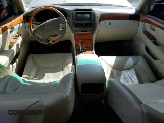 2004 Lexus LS 430 with VIN JTHBN36FX40145882, listed as a Copart auction lot 47638905 with 161,238 mi miles and Salvage Title. Bid and sale history available at DreamBid. Image 8.