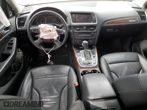 2012 Audi Q5 2.0T Premium Plus with VIN WA1LFAFP0CA124669, listed as a Copart auction lot 47990035 with 0 mi miles and Salvage Title. Bid and sale history available at carsss.com. Image 8.