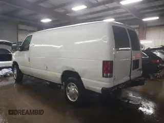 2011 Ford Econoline Cargo Commercial with VIN 1FTNE1EW8BDA85756, listed as a Copart auction lot 46987415 with 191,612 mi miles and Salvage Title. Bid and sale history available at DreamBid. Image 2.