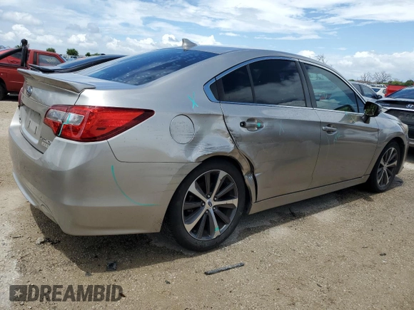2017 Subaru Legacy Limited with VIN 4S3BNAN66H3031745, listed as a Copart auction lot 59949424 with 123,223 mi miles and Salvage Title. Bid and sale history available at DreamBid. Image 3.