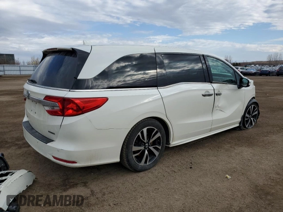 2018 Honda Odyssey Touring with VIN 5FNRL6H89JB505436, listed as a Copart auction lot 49067375 with 173,693 mi miles and Salvage Title. Bid and sale history available at carsss.com. Image 3.
