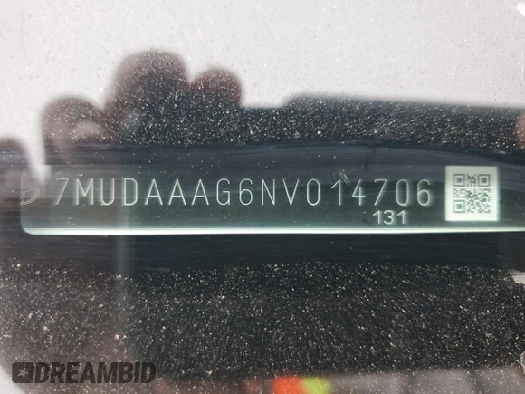 2022 Toyota Corolla Cross XLE with VIN 7MUDAAAG6NV014706, listed as a Copart auction lot 52456065 with 31,041 mi miles and Salvage title. Bid and sale history available at DreamBid. Image 15.