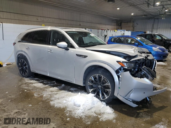 2024 Mazda CX-90 S z VIN JM3KK1HC6R1126403, wystawiony jako Copart lot #45532005 z przebiegiem 11 651 mil mil oraz Szkoda całkowita • Salvage title. Historia ofert i sprzedaży dostępna na DreamBid. Obrazek 4.