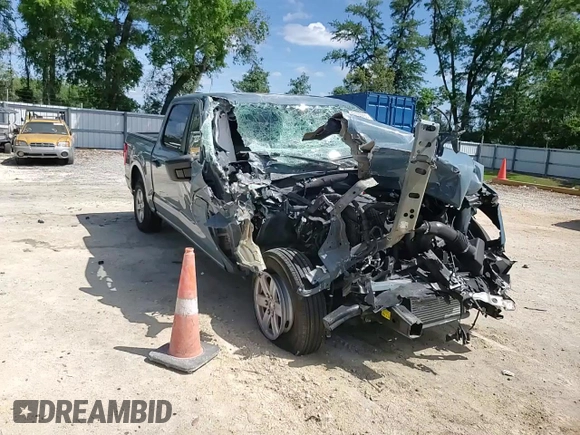 2023 Ford F-150 XL with VIN 1FTEW1C84PKD23395, listed as a Copart auction lot 51979205 with 43,001 mi miles and Non repairable. Bid and sale history available at DreamBid. Image 14.