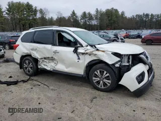2017 Nissan Pathfinder SV with VIN 5N1DR2MM3HC629693, listed as a Copart auction lot 49261785 with 106,312 mi miles and Salvage Title. Bid and sale history available at carsss.com. Image 4.