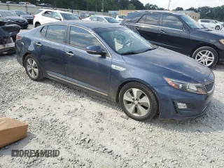 2015 Kia Optima Hybrid EX with VIN KNAGN4AD5F5080400, listed as a Copart auction lot 66064494 with 91,538 mi miles and Salvage Title. Bid and sale history available at carsss.com. Image 4.