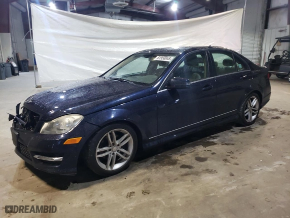 2012 Mercedes-Benz C-Class C 300 Sport with VIN WDDGF8BB7CA724444, listed as a Copart auction lot 51958845 with 154,250 mi miles and Clean Title. Bid and sale history available at carsss.com. Image 1.