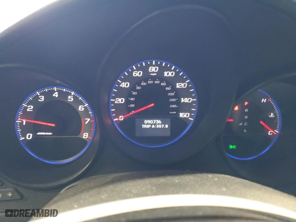 2008 Acura TL with VIN 19UUA66218A003782, listed as a Copart auction lot 52126805 with 90,736 mi miles and Salvage Title. Bid and sale history available at carsss.com. Image 9.