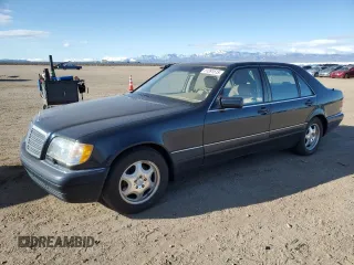 1998 Mercedes-Benz S-Class with VIN WDBGA43GXWA400256, listed as a Copart auction lot 51391515 with 63,364 mi miles and Clean Title. Bid and sale history available at carsss.com. Image 1.