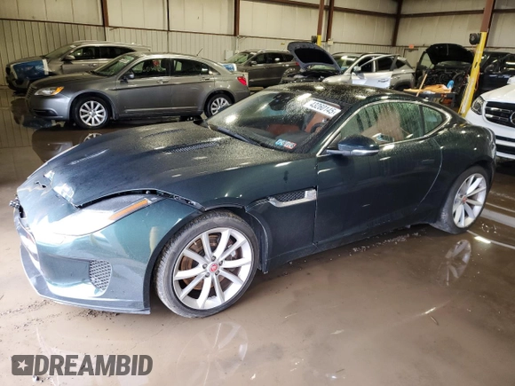 2020 Jaguar F-Type with VIN SAJDD1EV3LCK64835, listed as a Copart auction lot 43260145 with 18,157 mi miles and Salvage Title. Bid and sale history available at DreamBid. Image 1.