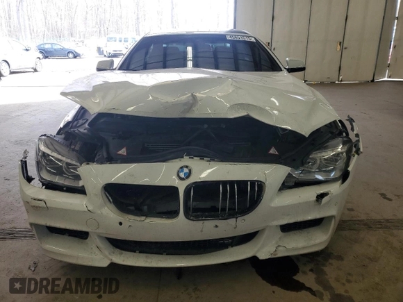 2015 BMW 6 Series 650i xDrive with VIN WBA6B4C54FD761440, listed as a Copart auction lot 45851515 with 64,060 mi miles and Salvage Title. Bid and sale history available at DreamBid. Image 5.