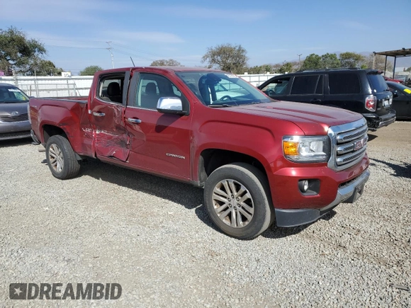 2018 GMC Canyon 4WD SLT with VIN 1GTP6DE16J1136652, listed as a Copart auction lot 45776315 with 138,469 mi miles and Salvage Title. Bid and sale history available at DreamBid. Image 4.