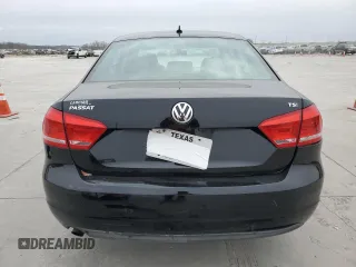 2014 Volkswagen Passat S with VIN 1VWAS7A35EC025091, listed as a Copart auction lot 41973605 with 86,497 mi miles and Salvage Title. Bid and sale history available at carsss.com. Image 6.