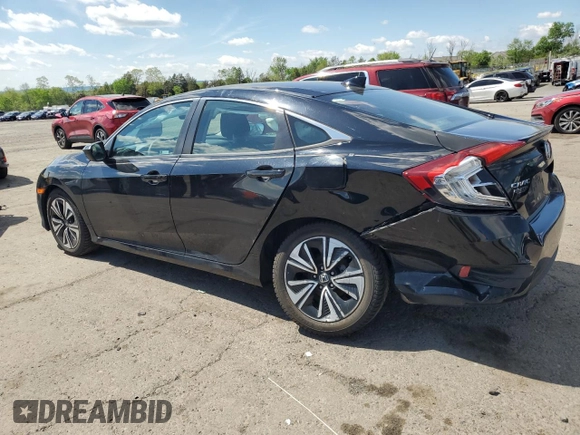 2018 Honda Civic EX-L z VIN 19XFC1F77JE200457, wystawiony jako Copart lot #55989755 z przebiegiem 95 080 mil mil oraz Szkoda całkowita • Salvage title. Historia ofert i sprzedaży dostępna na DreamBid. Obrazek 2.