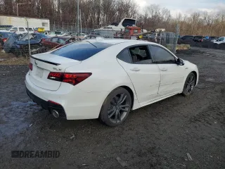 2020 Acura TLX w/A-Spec Pkg with VIN 19UUB1F62LA012955, listed as a Copart auction lot 49306725 with 54,003 mi miles and Salvage title. Bid and sale history available at DreamBid. Image 3.