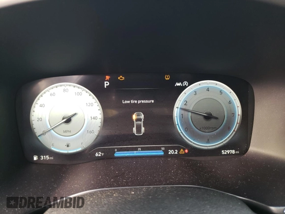 2022 Hyundai Santa Fe Calligraphy with VIN 5NMS54AL7NH411882, listed as a Copart auction lot 85876934 with 52,978 mi miles and Salvage Title. Bid and sale history available at carsss.com. Image 9.