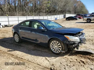 2011 Buick Regal CXL RL6 with VIN W04GU5GC2B1011606, listed as a Copart auction lot 48031465 with 83,383 mi miles and Salvage Title. Bid and sale history available at carsss.com. Image 4.