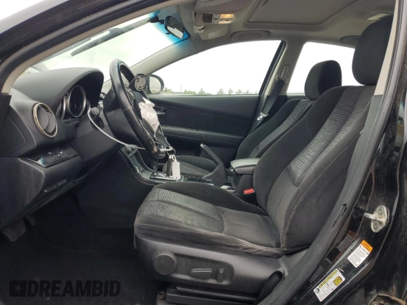 2009 Mazda 6 i Touring with VIN 1YVHP82A695M08273, listed as a Copart auction lot 57470735 with 206,616 mi miles and Salvage title. Bid and sale history available at DreamBid. Image 7.